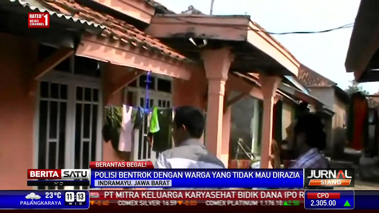 Polisi Merazia Perkampungan dan Sarang Begal di Indramayu