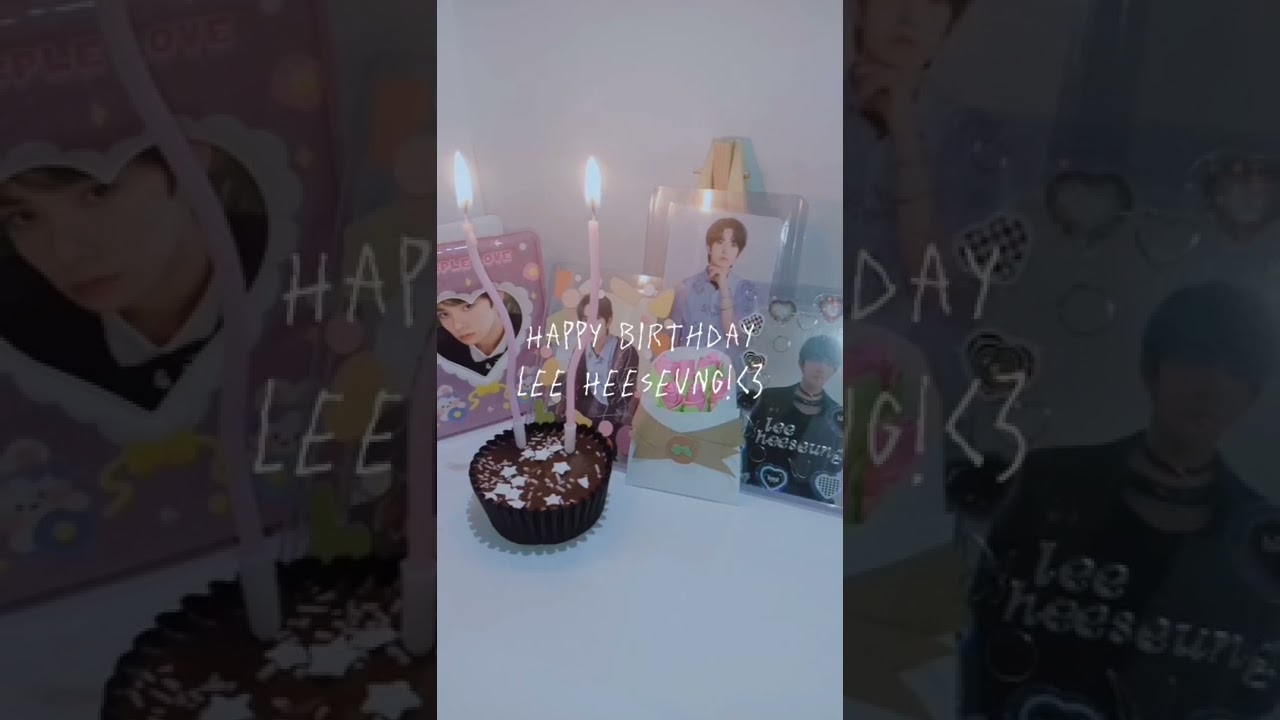 Celebrating Lee Heeseung’s Birthday. Late upload - YouTube