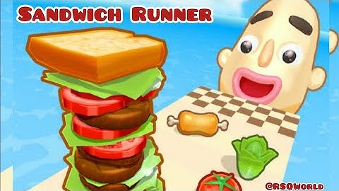 Sandwich 🥪 Runner Game Level 370to 375 gameplay 