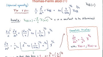 Thomas-Fermi atom (1)