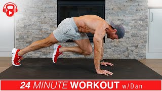 24 MINUTE |  Full Body Tabata Workout | No Repeats (w/ Dan @TIFFxDAN )