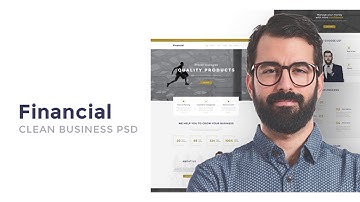 Financial - Clean Business PSD Templates | Themeforest Website Templates and Themes