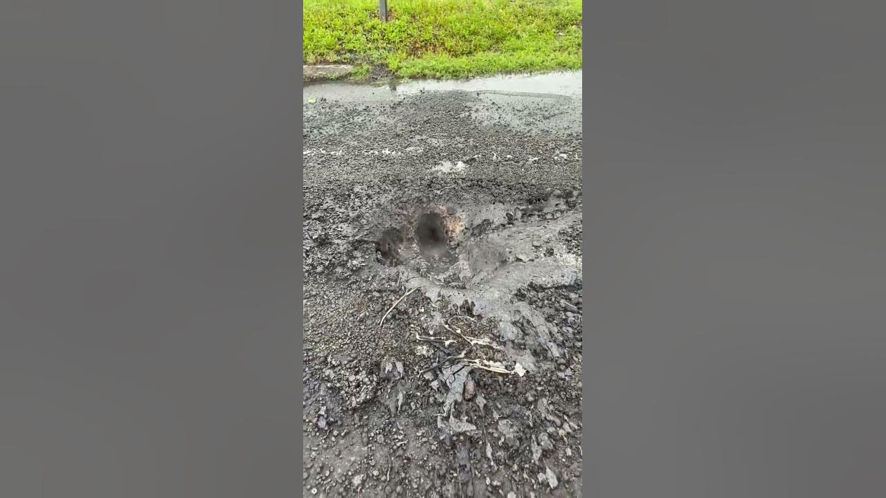 Lightning strikes street, melts pavement in Massachusetts town
