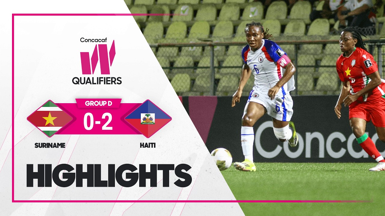 Suriname vs Haiti | 2025/26 Concacaf W Qualifiers