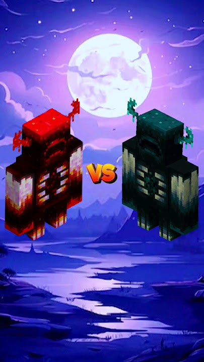 Red Warden vs Minecraft Mobs #minecraft #warden #comparison #shorts #mobs