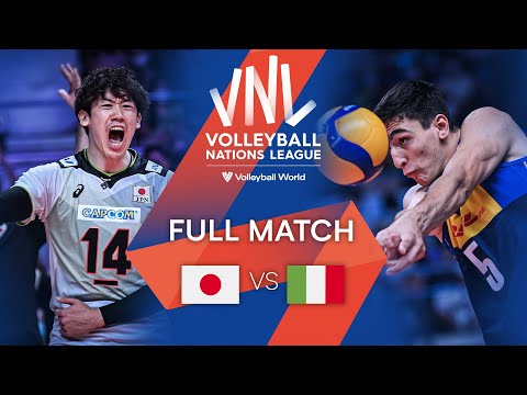 видео: 🇯🇵 JPN vs  🇮🇹 ITA  - Full Match | Men's VNL 2022
