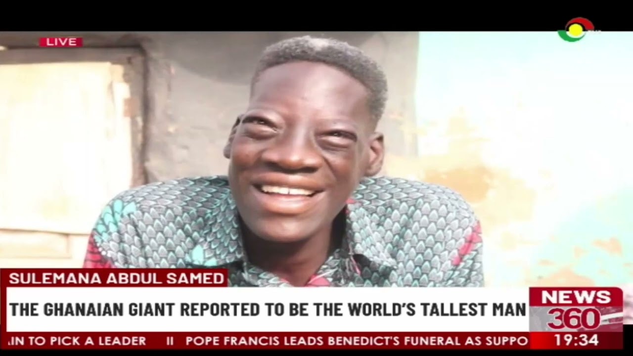 The Ghanaian giant reported to be the world's tallest man