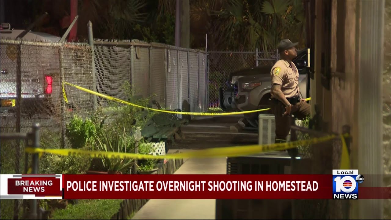 Police investigate overnight shooting in Homestead - YouTube