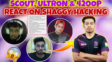 SCOUT ULTRON AND 420OP REACT ON SHAGGY HACKING CONTROVERSY | #scoutop #ultronislive #420op #shaggy