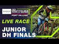 Live race  junior womens uci downhill world cup fort william