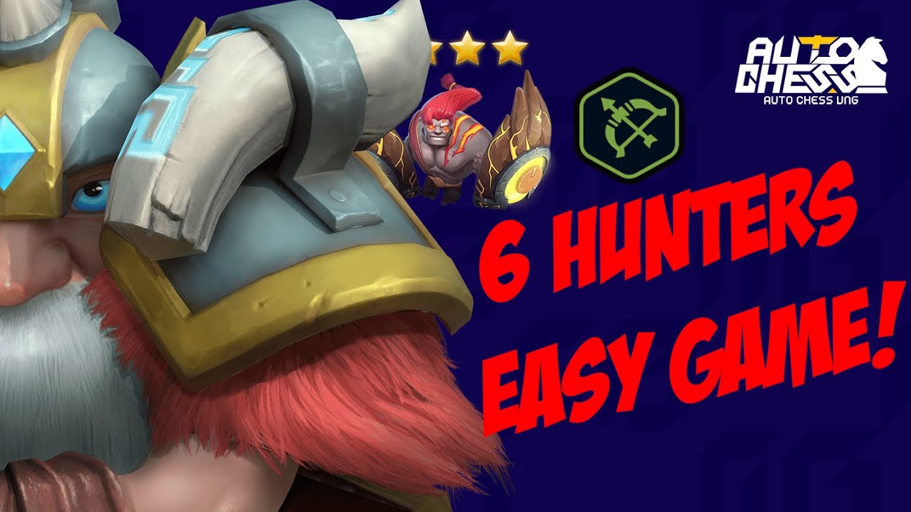 STRONG 6 HUNTERS! Hunter Egersis Synergy | Auto Chess (Mobile, PC, PS4) | Mansour Auto Chess #11