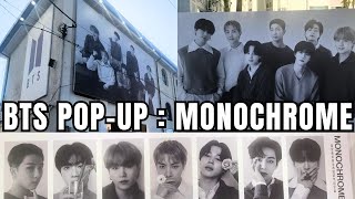 BTS POP-UP: MONOCHROME💜⟭⟬💜 Seoul Korea #bts #monochrome #army