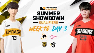 Overwatch League 2022 Season | Summer Showdown Qualifiers | Week 18 Day 3 - East