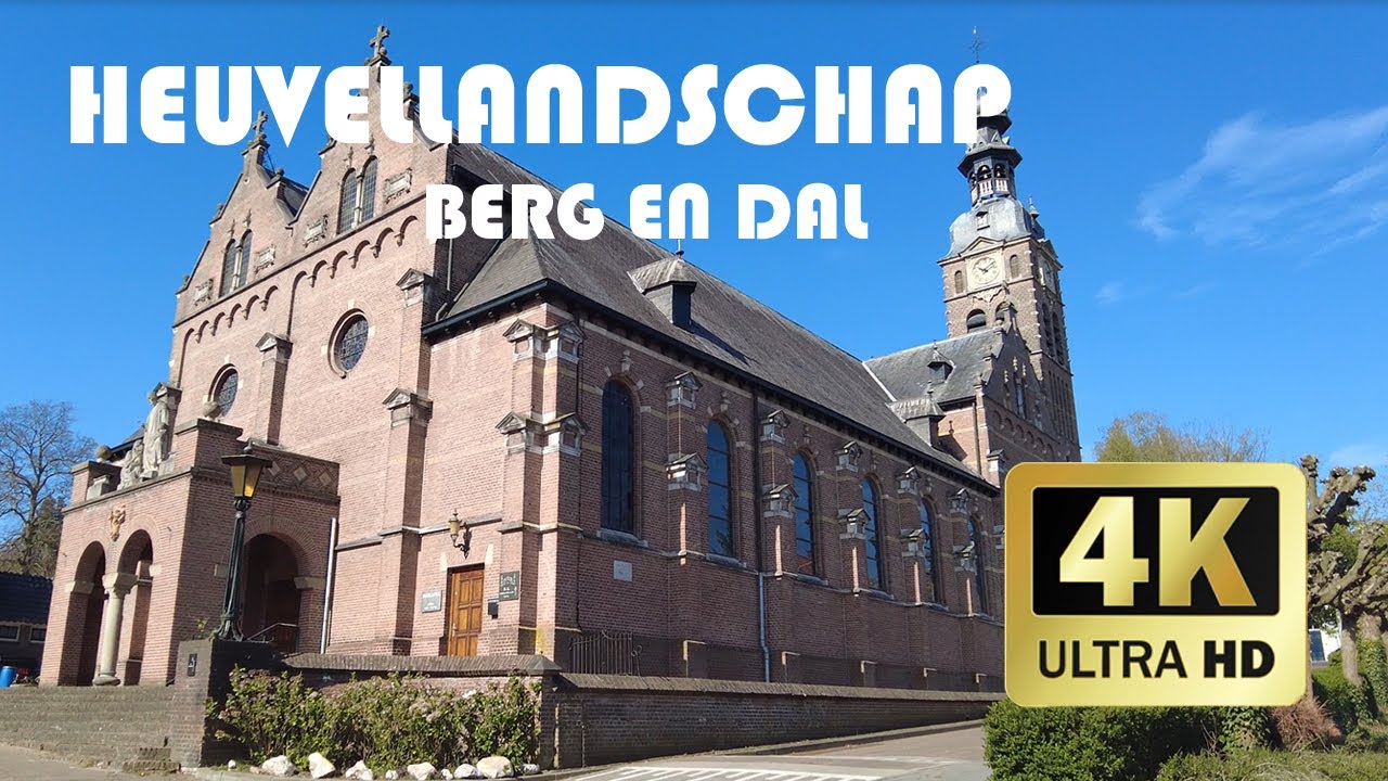 Холмистый пейзаж, Берг-ан-Даль || Весна 2021 года || 4K