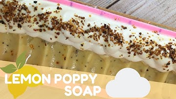 Making Lemon Poppy Seed and Chamomile Soap | 🍋  GYPSYFAE CREATIONS