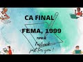 CA FINAL-FEMA,1999 including ECB,ODI etc.(Paper 6D)-New Study Material.