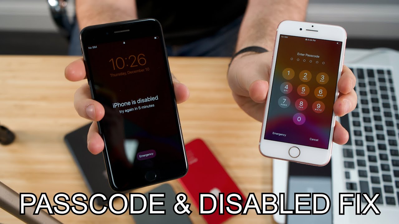 รีเซ็ต iphone 4 ติด รหัส  New Update  How to reset disabled or Password locked iPhones 7 \u0026 7 Plus