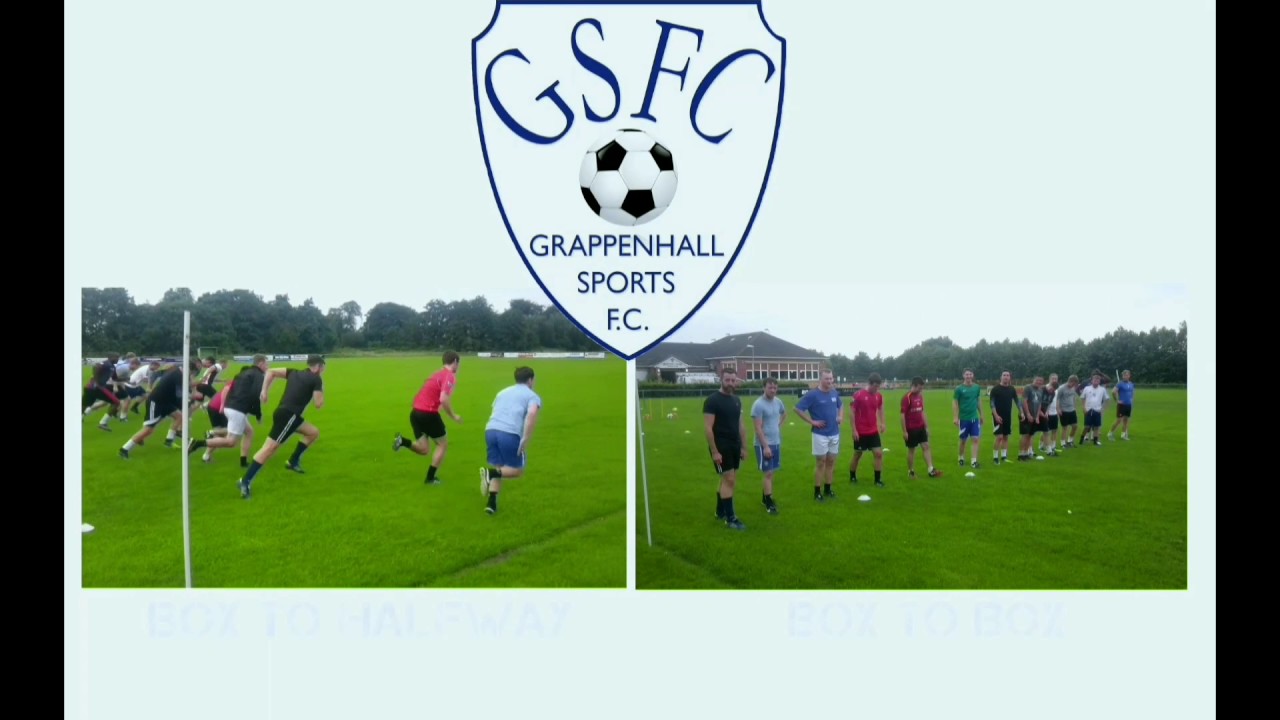 GSFC adapted Yo-yo Test Box to Box & Box to Halfway Sprints football fitness drills session training