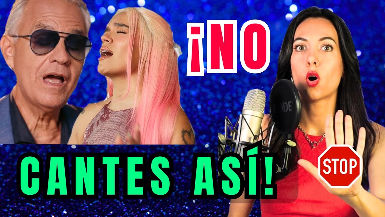 🔥 ANDREA BOCELLI Y KAROL G vs MARTA SÁNCHEZ .Natalia Bliss VOCAL COACH reacciona a Vivo por ella