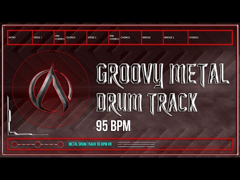 Groovy Metal Drum Track 95 BPM | Preset 3.0 | Reissued (HQ,HD)