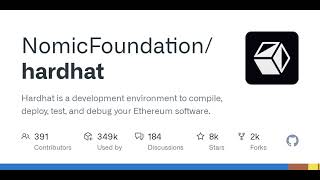 GitHub - NomicFoundation/hardhat: Hardhat is a development environment to compile, deploy, test, ...