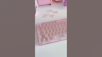 yunzii pink X71 🎀 #keyboard #aesthetic #cute #kawaii #pink #shorts