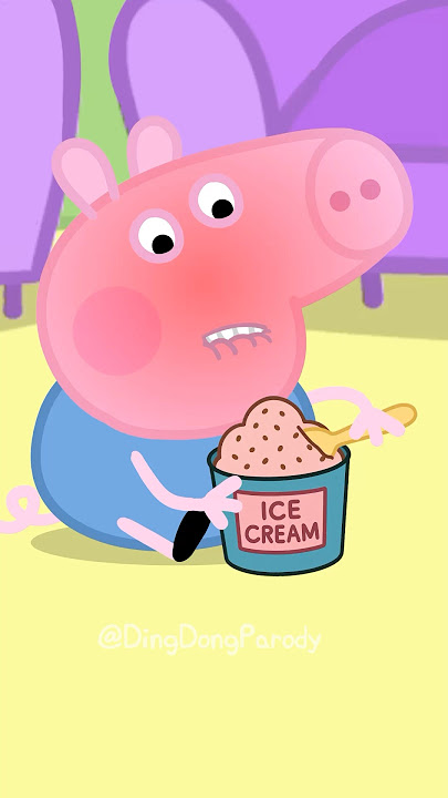 Ice cream ACCIDENT! 🍨 #funny #parody #peppapig #peppapigparody #icecream