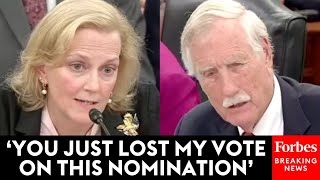 SHOCK MOMENT: Angus King Tells Trump VA Nominee She Lost His Vote After ‘Failure To Answer' Question Profile