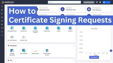 How to Certificate Signing Requests | Webuzo Control Panel Tutorial