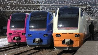 【ひな祭り】E653系が羽越本線・村上駅に大集合 2018年3月