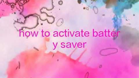 How to activate battery saver in Coolpad note 3 lite