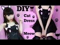 Halloween Costume DIY: Cat Costume/Dress