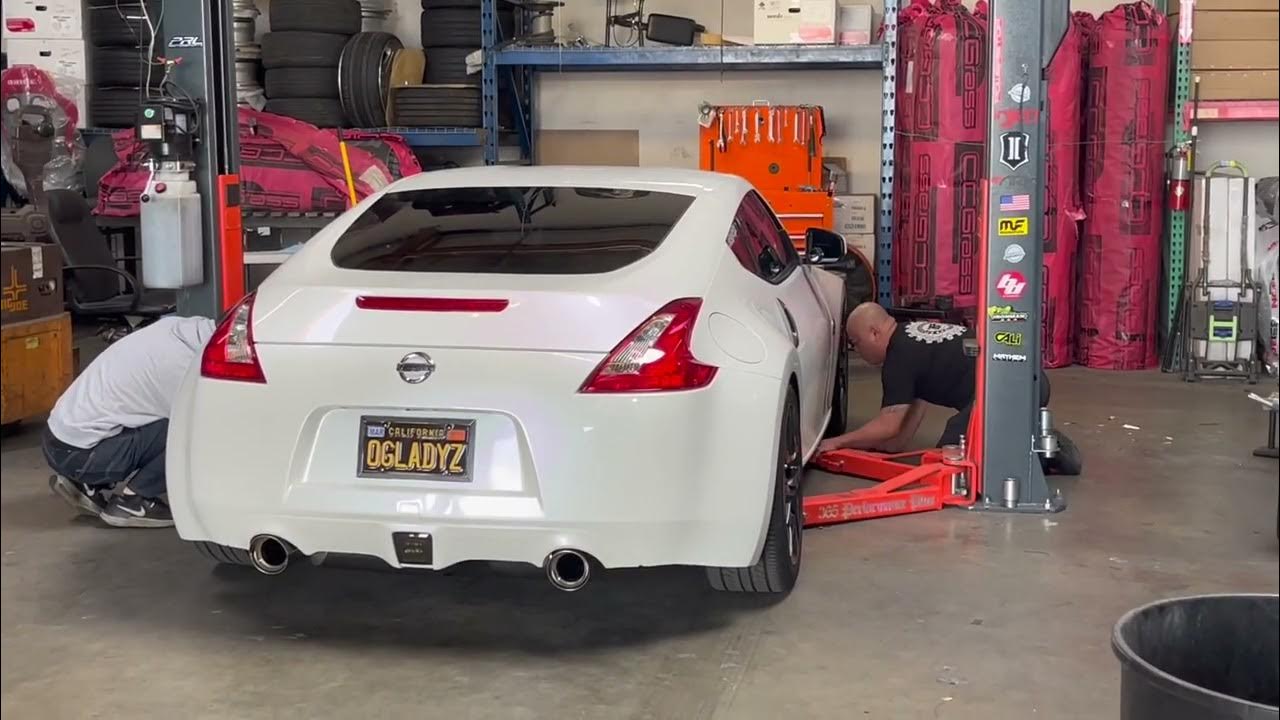 Installing Spacers on 370z YouTube