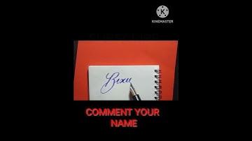 calligraphy style Subscribers name"Bixu"#calligraphy #cursive #viral #shorts #samyak art