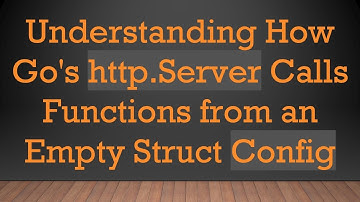 Understanding How Go