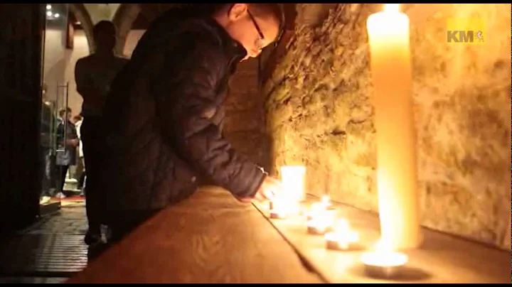Candles lit at service to remember Trevor Hillman