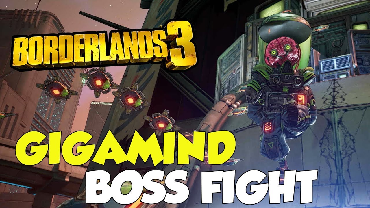 Borderlands 3 Gigamind Boss Fight (Solo)
