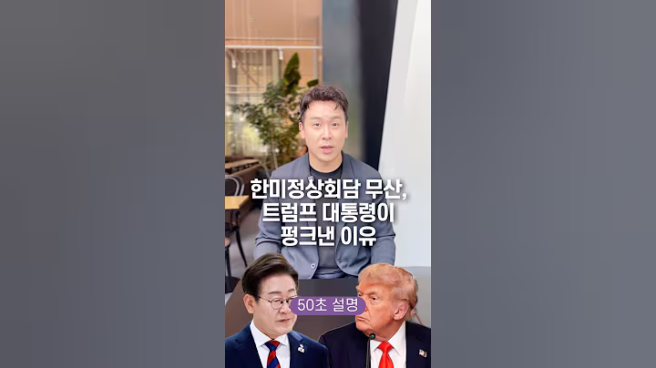 한미정상회담 무산, 트럼프 대통령이 펑크낸 이유? 50초 안에 설명하기