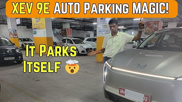 XEV 9E Parks Itself! 😲🔑Keyfob Parking in Action #electricvehicletalks #xev9e