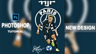 Neymar Jr | Mobile Wallapaer HD | Photoshop Tutorial | Design Tutorial screenshot 2