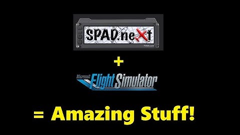 FS2020: Using Spad Next with the Logitech Multi Panel is simply Amazing!