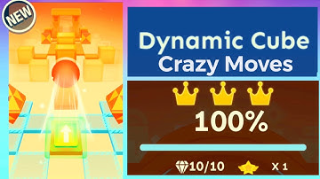Rolling Sky - Dynamic Cube [CRAZY MOVES]