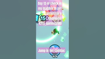 day 13 of checking my #mailbox in pet Simulator X #roblox