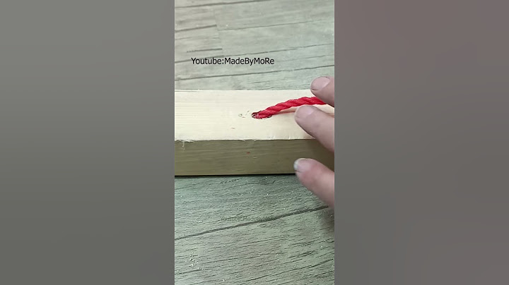 Handyman's unique tip connecting rope to wood #shorts #shorts
