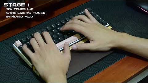 Tecware B68 | Gateron Black | Stage 1 Sound Test