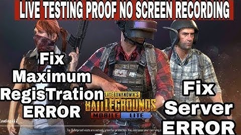 Server not responding problem slov | Pubg Mobile Lite Download on Android  |Live Proof