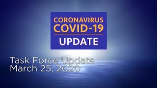 Task Force Message 3/25/2020