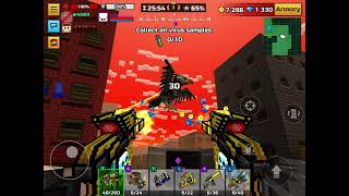 Pixel gun 3d clan weapon golden division not complete set and raid the dead city easy mode