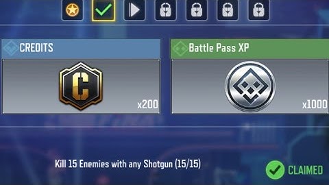 Call Of Duty Mobile Kill 15 Enemies with any Shotgun Task Complete
