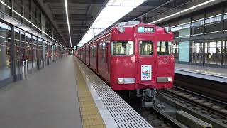 【6000系重連】名鉄6000系6007F+6045F 急行新鵜沼行き 中部国際空港駅発車